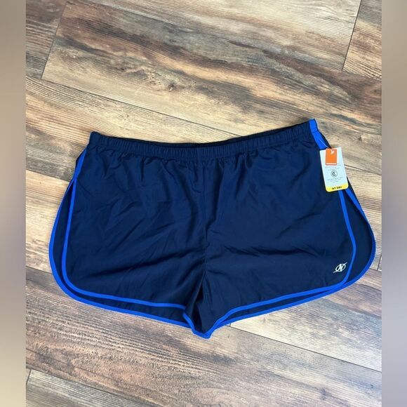 Nordictrack navy blue performance shorts running sporty activewear - Picture 2 of 8